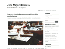 Tablet Screenshot of josemiguelherrero.com